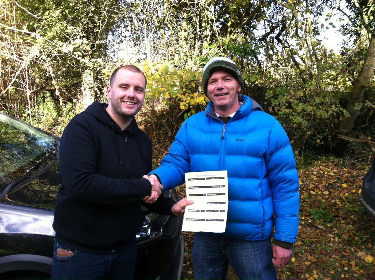 Successful Flight Operations Assessment with our Flight Examiner Rob Coles